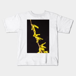 Forsythia Flowers 2 Kids T-Shirt